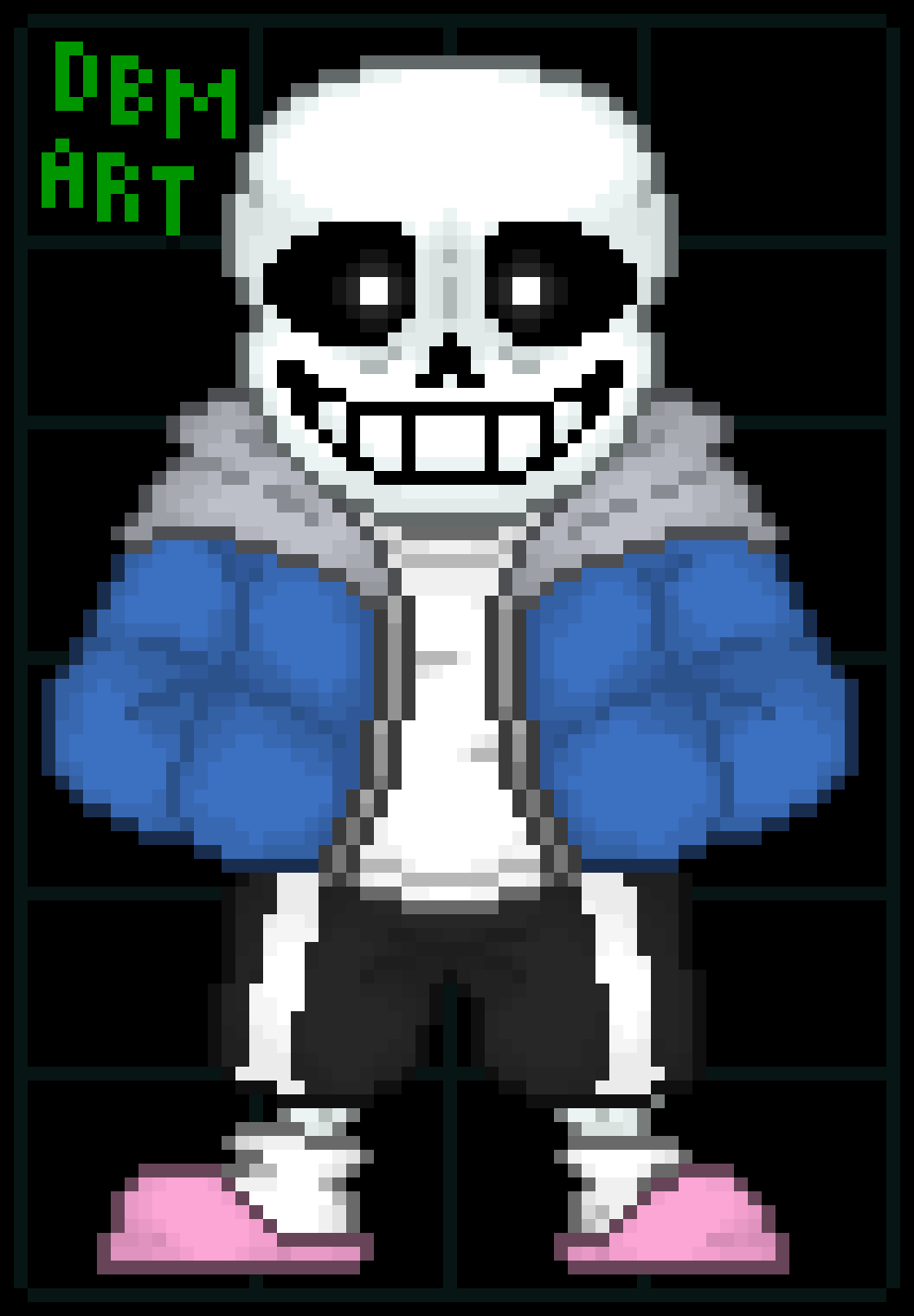 Undertale Aftertale Sans Pixel Art Maker Png Undertale - Undertale