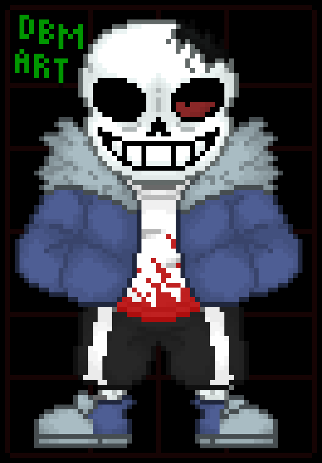 Horror sans pixel art