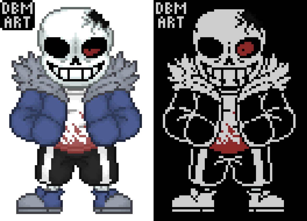 Horror sans by DeBossMoo-Art on DeviantArt