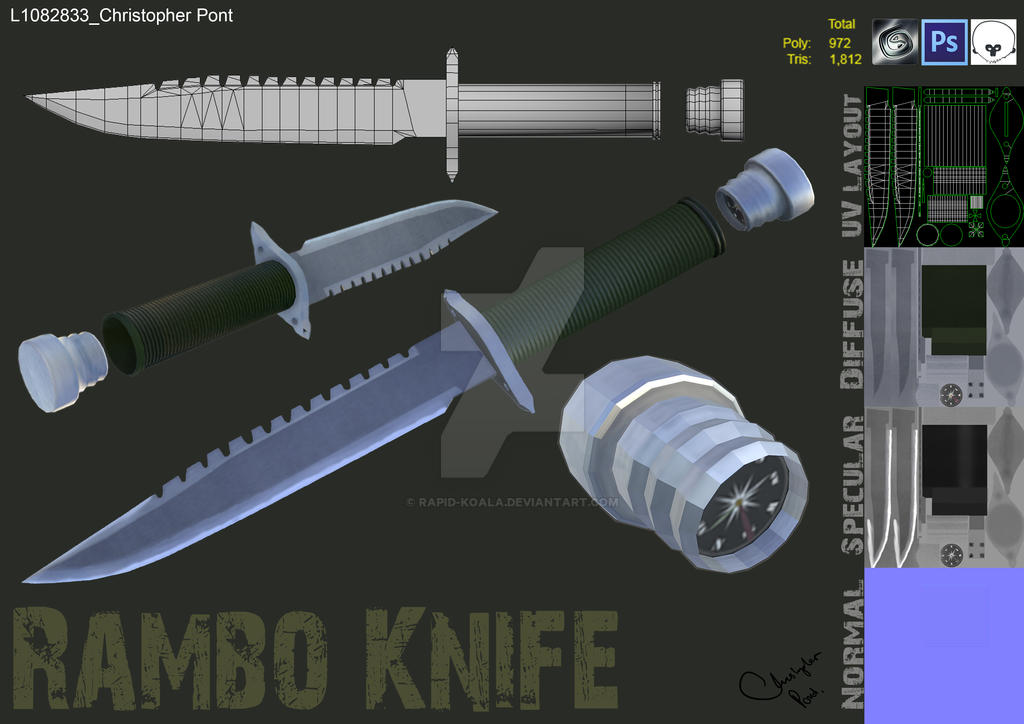 Rambo Knife by Rapid-Koala on DeviantArt