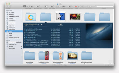 Mac Finder Concept a la iTunes 11