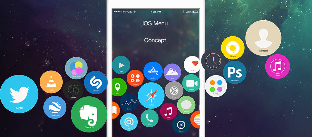 Concept iOS Menu by janosch500 on DeviantArt
