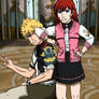 Kairi and Ventus After Training (Redraw)