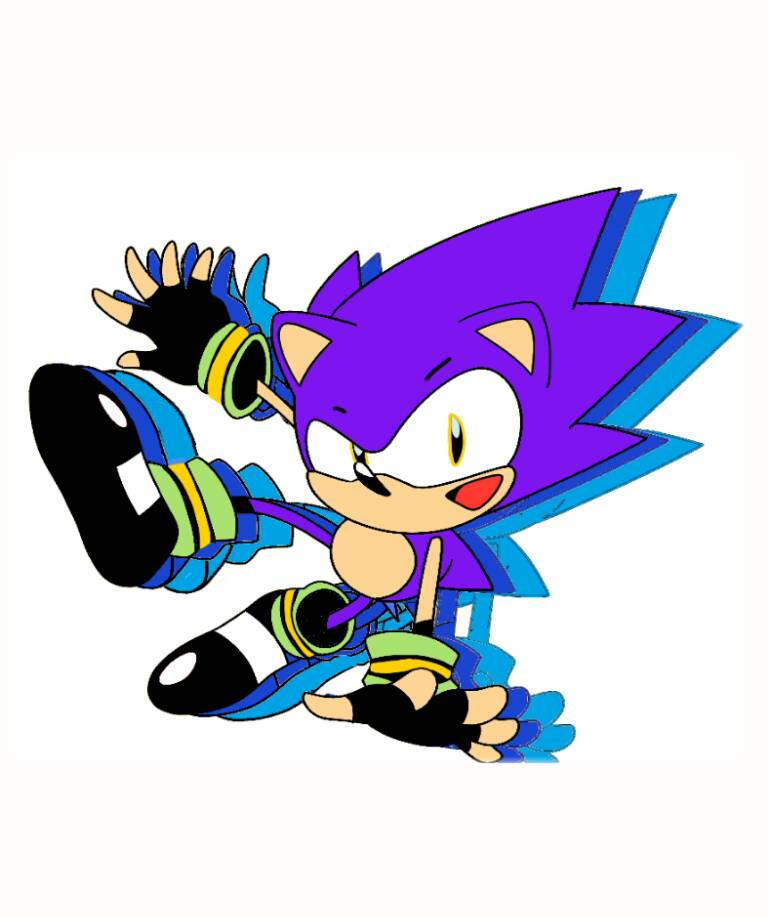 Zoom the Hedgehog (Inhibitor Rings) by JohnnyDeviant30 on DeviantArt