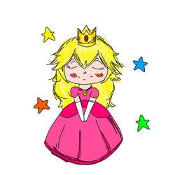 Chibi princess peach