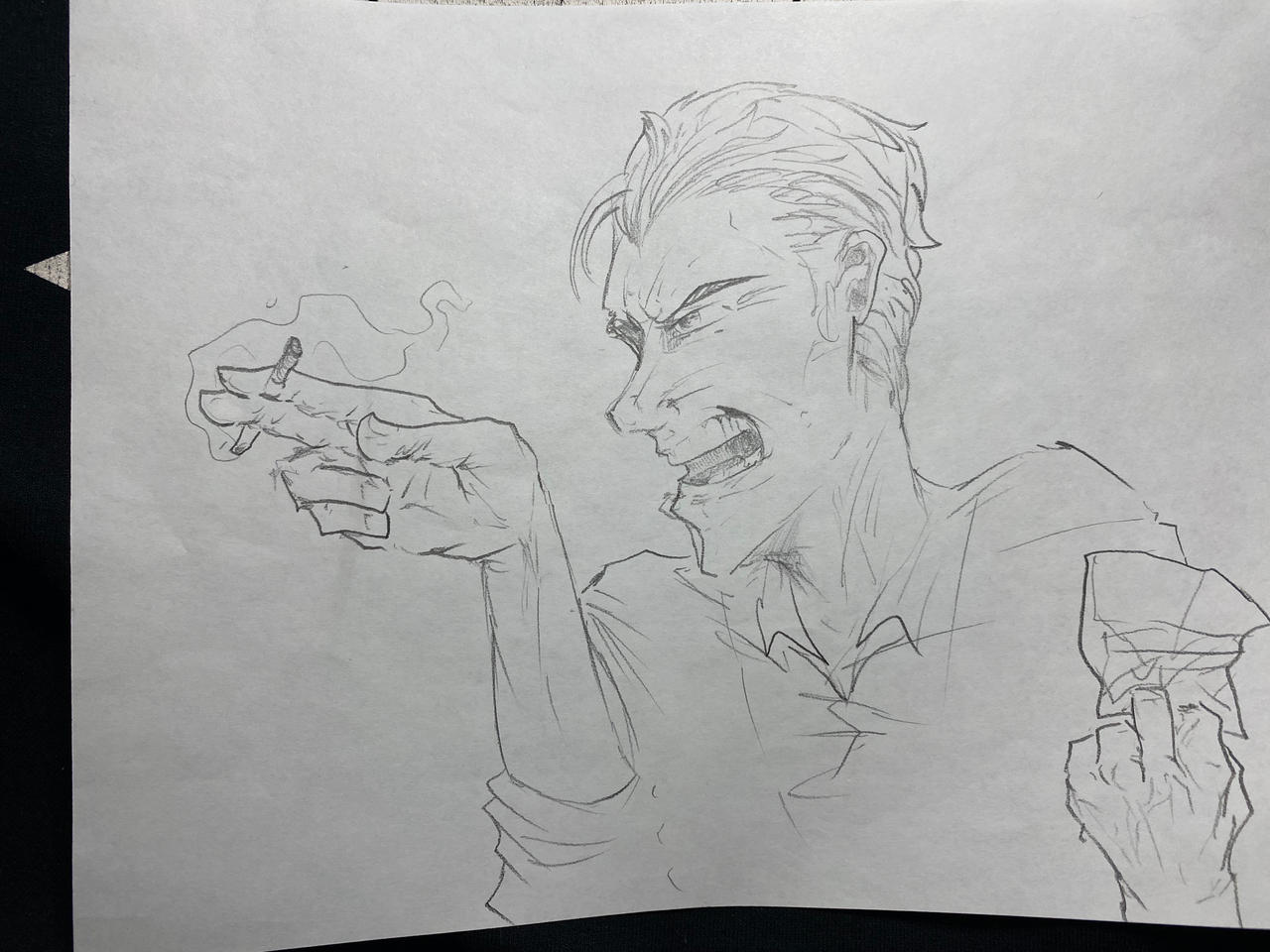 Angry Draftsman Angry man (sketch) by Darling-sama on DeviantArt