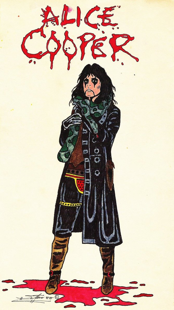 Alice Cooper Debugging Alice Cooper 1987 by stevenejguenther on DeviantArt