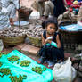 Children on market
