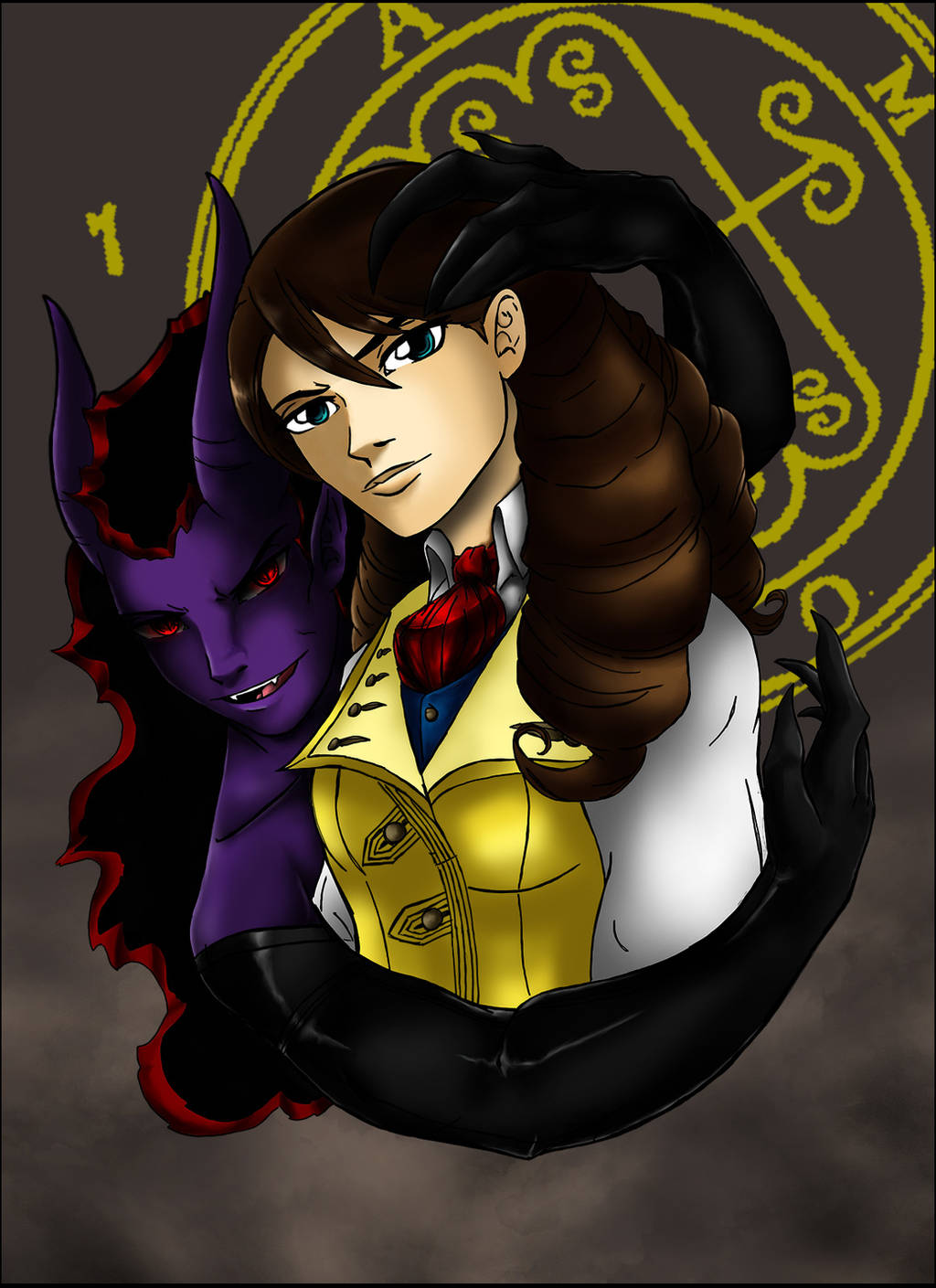 Aamon and his Emeline by Fanglicious