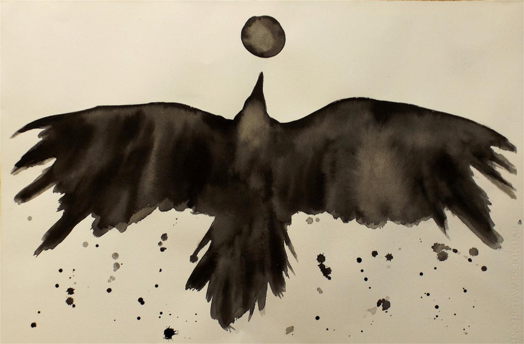 Ink Raven Ink Raven by MongooseDog- on DeviantArt