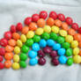 a skittle rainbow : D