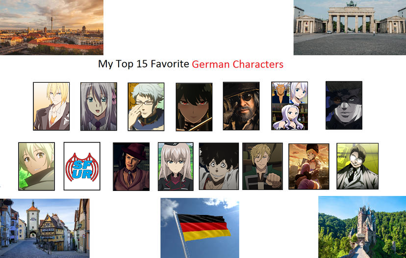 Top 15 Favourite German Characters by Kamuroshiryu on DeviantArt