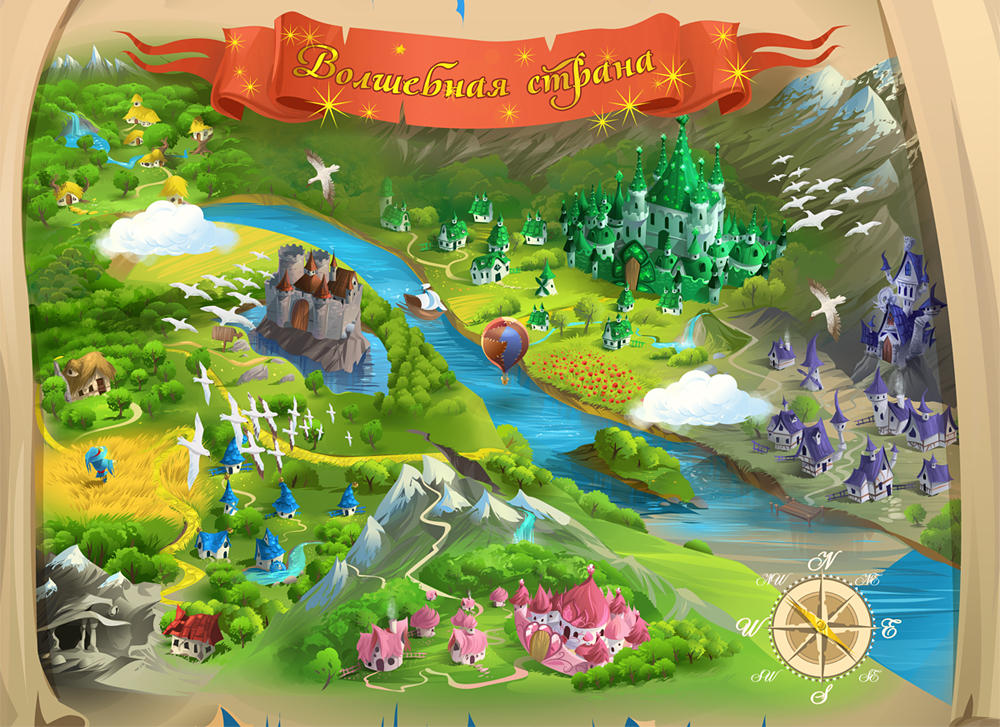 Magic land map by Zzanthia on DeviantArt