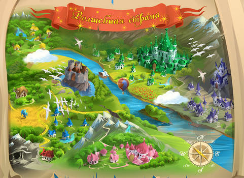 Magic land map