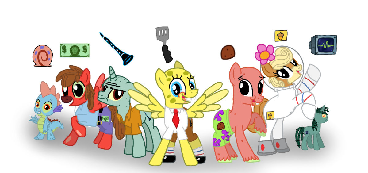 Spongebob Squarepants And My Little Pony By KittyTime2006 On DeviantArt spongebob-squarepants-and-my-little-pony-by-kittytime2006-on-deviantart