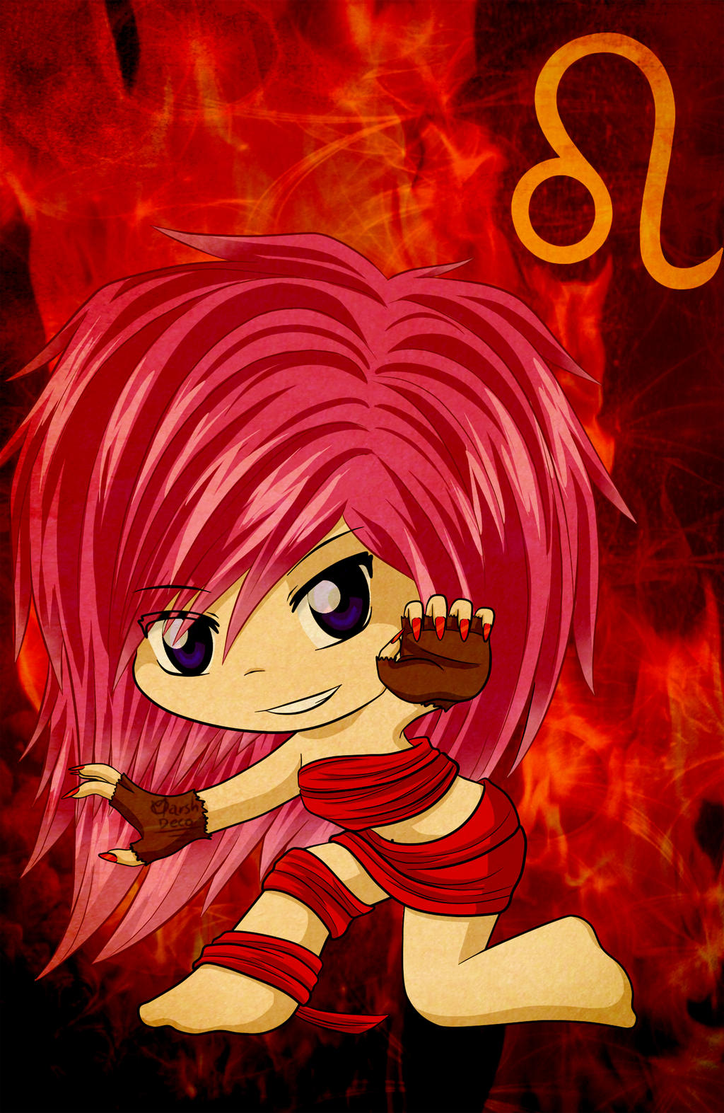 Leo Femenina - Female Leo by MarshDeco on DeviantArt