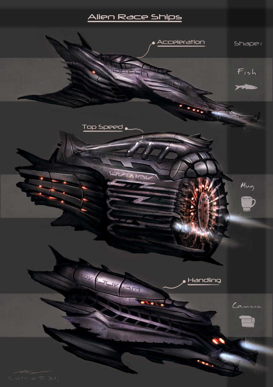 Alien Race Ship Concepts