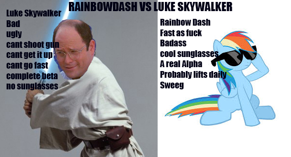 Rainbowdash Vs Luke Skywalker
