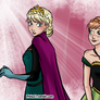 Queen Elsa and Princess Anna