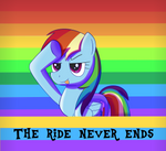 The ride never ends by TrackheadTheRoboPony