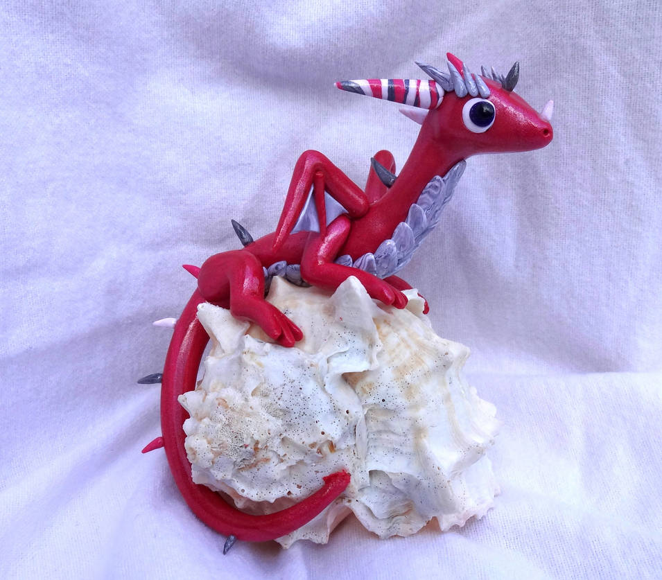 Seashell Dragon Sculpture by ByToothAndClaw on DeviantArt