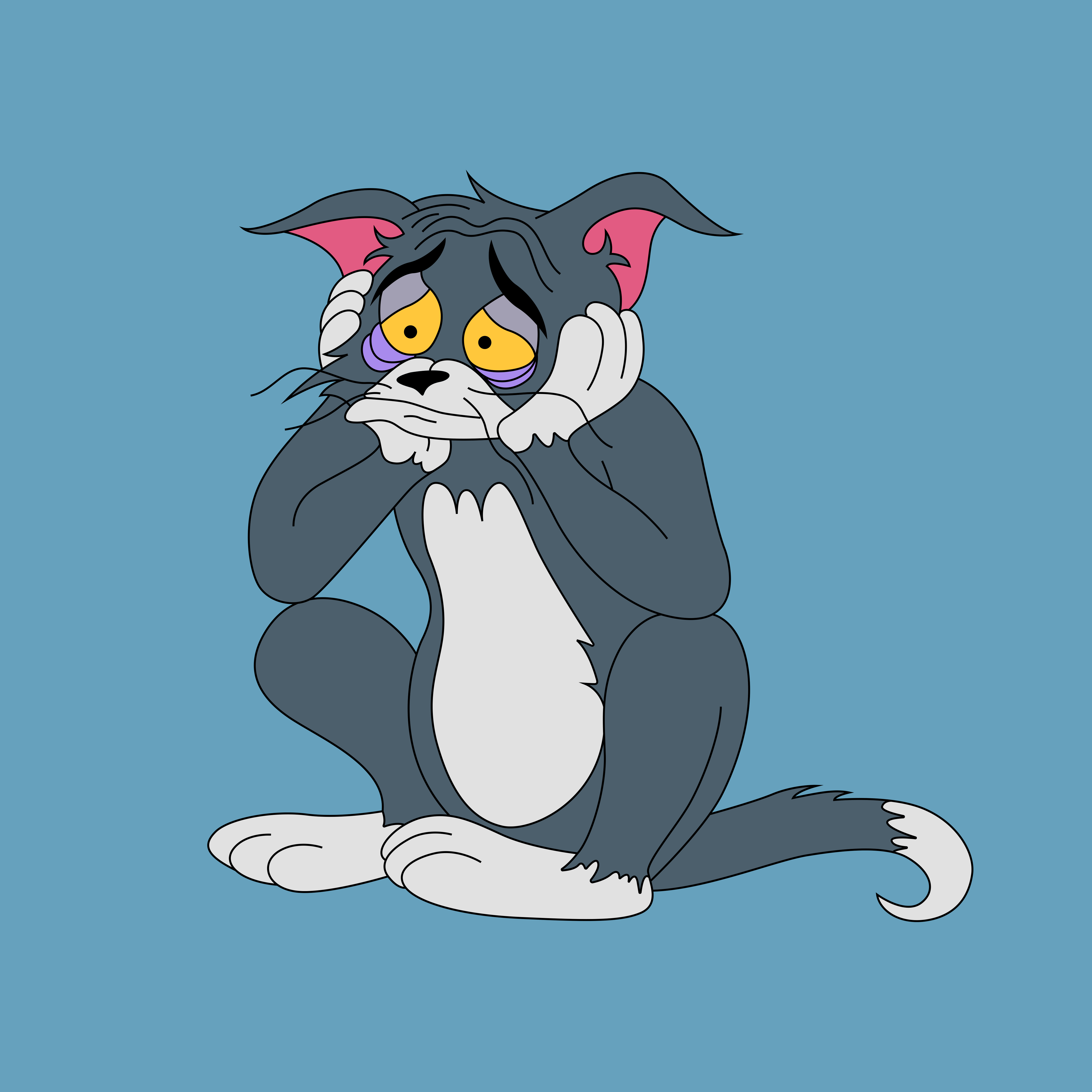 tom is sad by Chermidy on DeviantArt