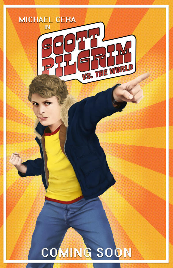 Scott Pilgrim Movie Poster by JRSly on DeviantArt