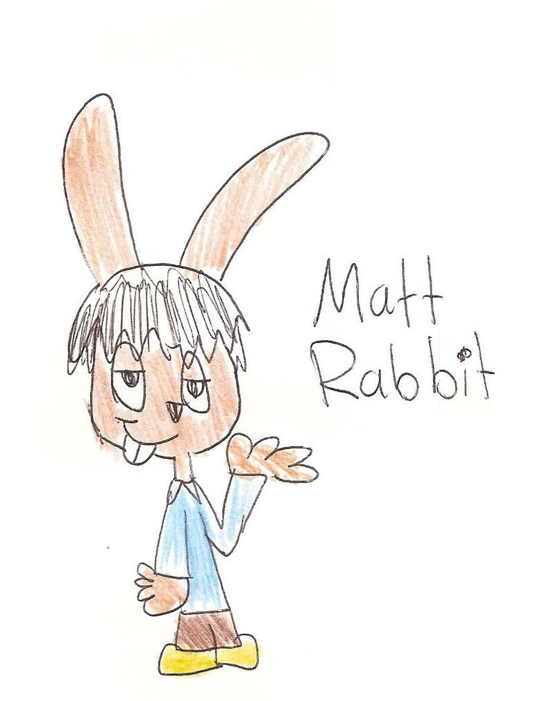 Matt Rabbit Coloured by CamileCartoons on DeviantArt