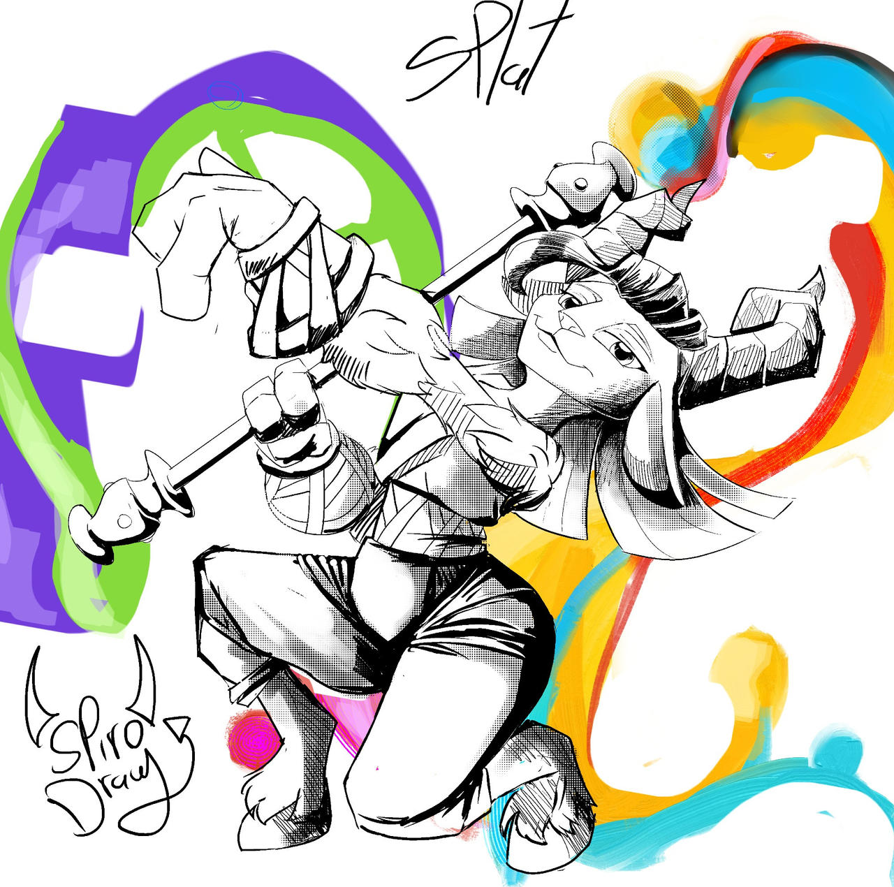 Syrip Splat Splat by zpirodraw on DeviantArt