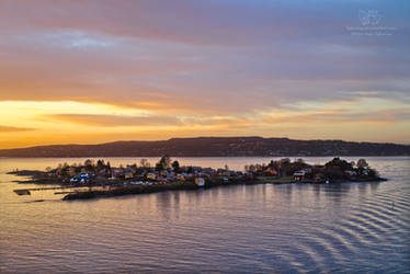 Oslofjord sunset