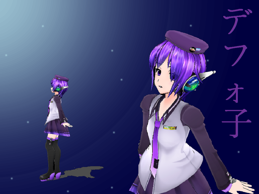 UTAU Wallpaper: Defoko by Miku-Nyan02 on DeviantArt