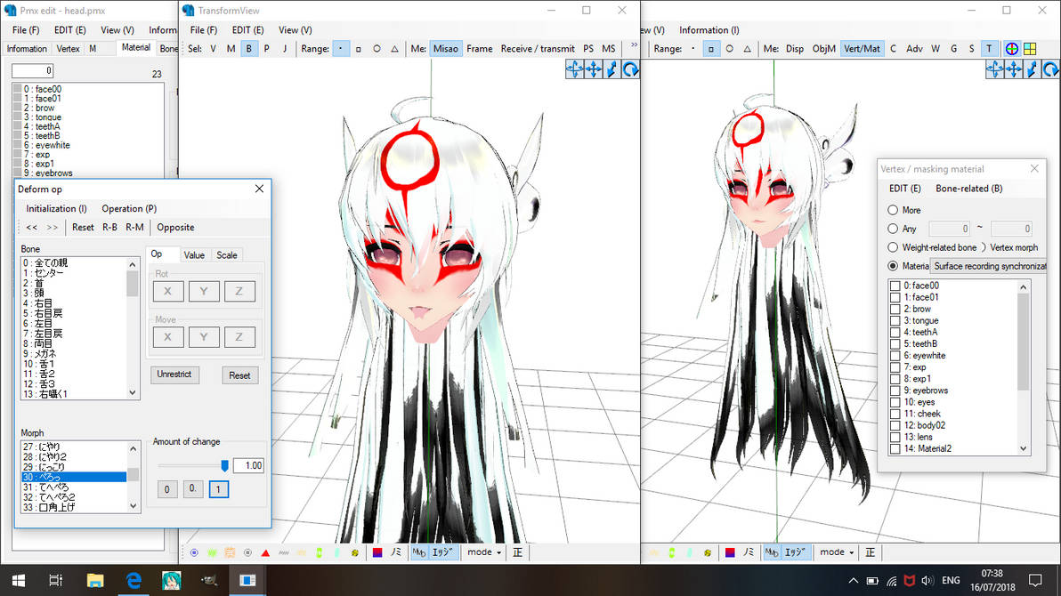 .:PMXe:. Nuregami WIP by Miku-Nyan02