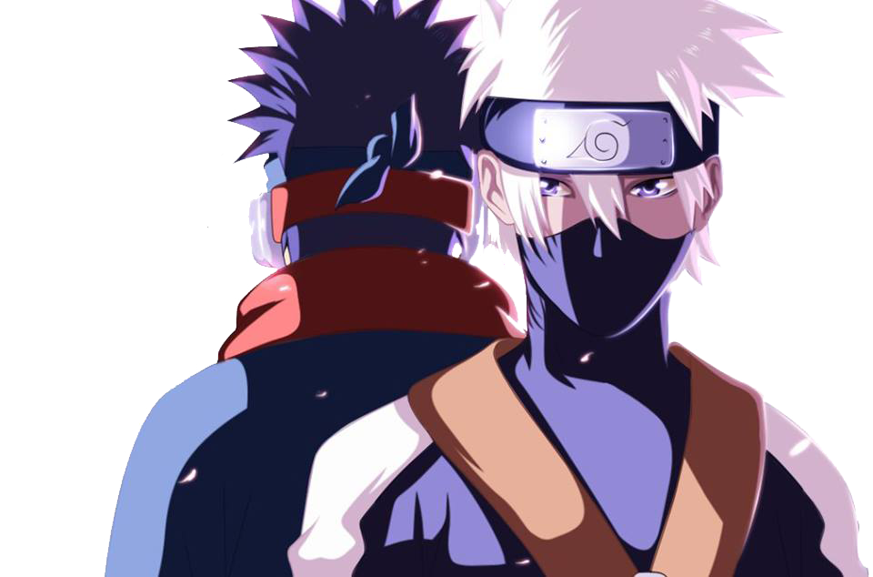 Kakashi E Obito Render By Eyeless175 By Eyeless175 On Deviantart