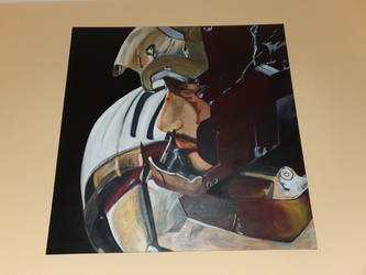 IronMan oil painting