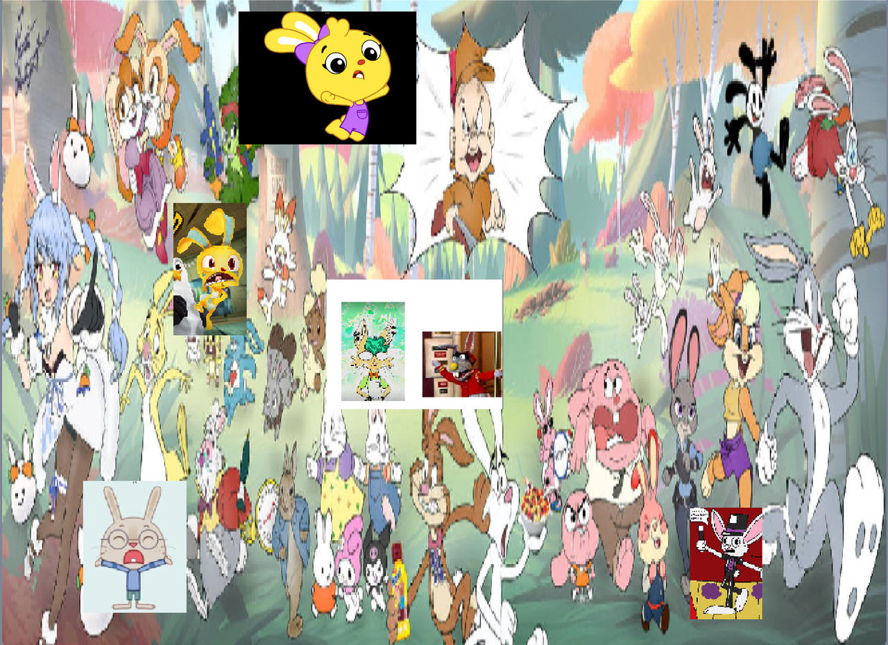 Deviantart Open Season Rabbit Rabbit Season but I added more characters by PloryandYoopfan2 on DeviantArt