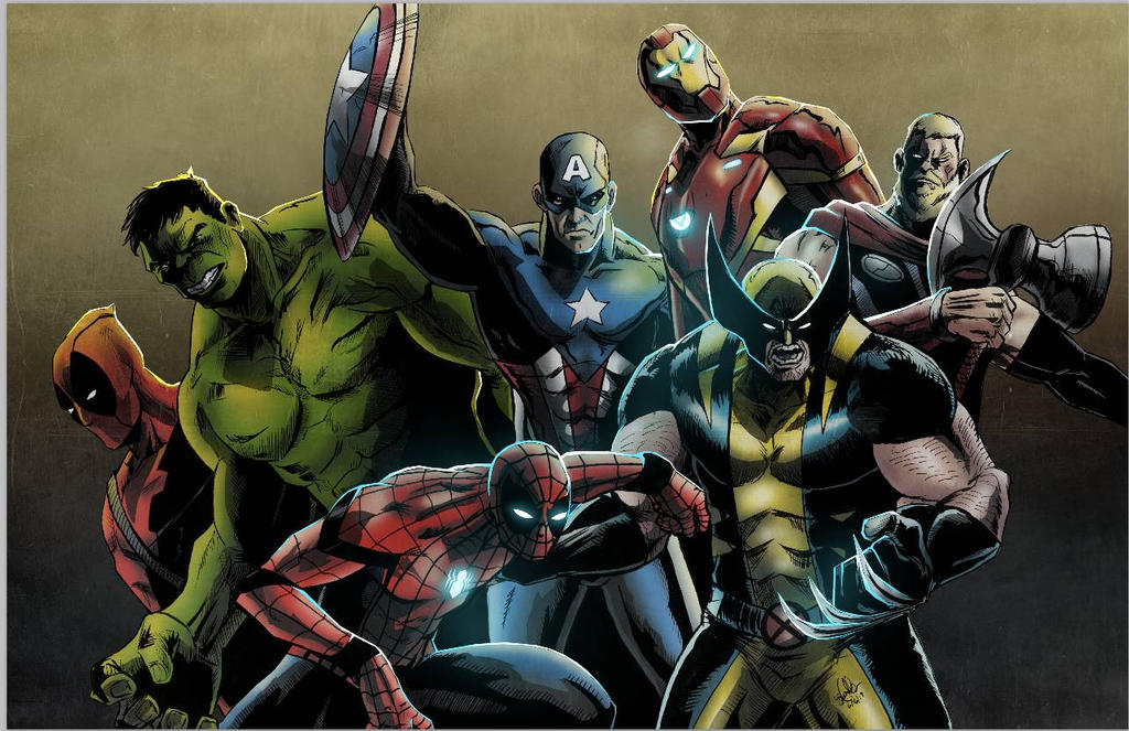 Marvel Textures Deviantart marvel by carrilloartstudios on DeviantArt