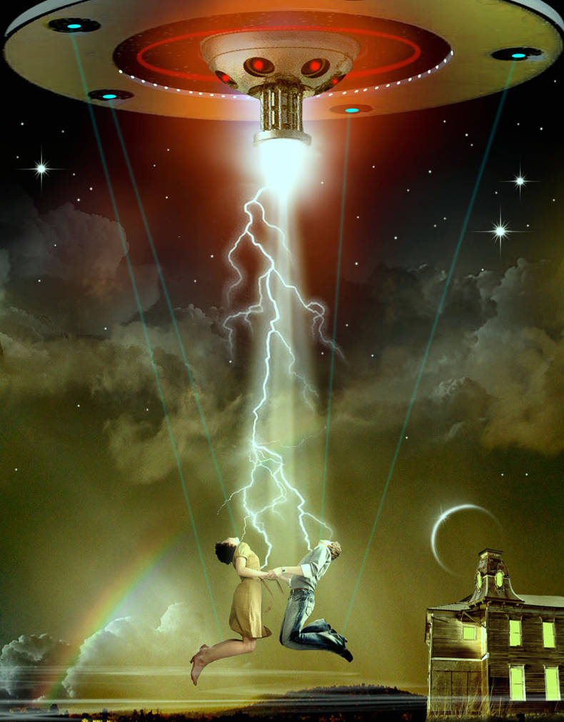 UFO abduction by funkwood on DeviantArt