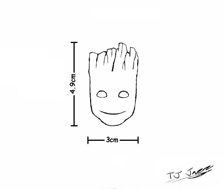 Baby Groot Head Template By Tj Jazz On Deviantart