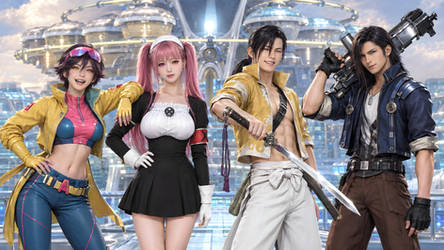 Jubilee (Marvel RIVALS ver.), Riruka, Ling and Laguna