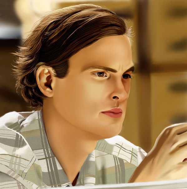 Spencer Reid Portrait By XGoldenLocks On DeviantArt spencer-reid-portrait-by-xgoldenlocks-on-deviantart