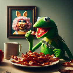 Bacon lover Kermit