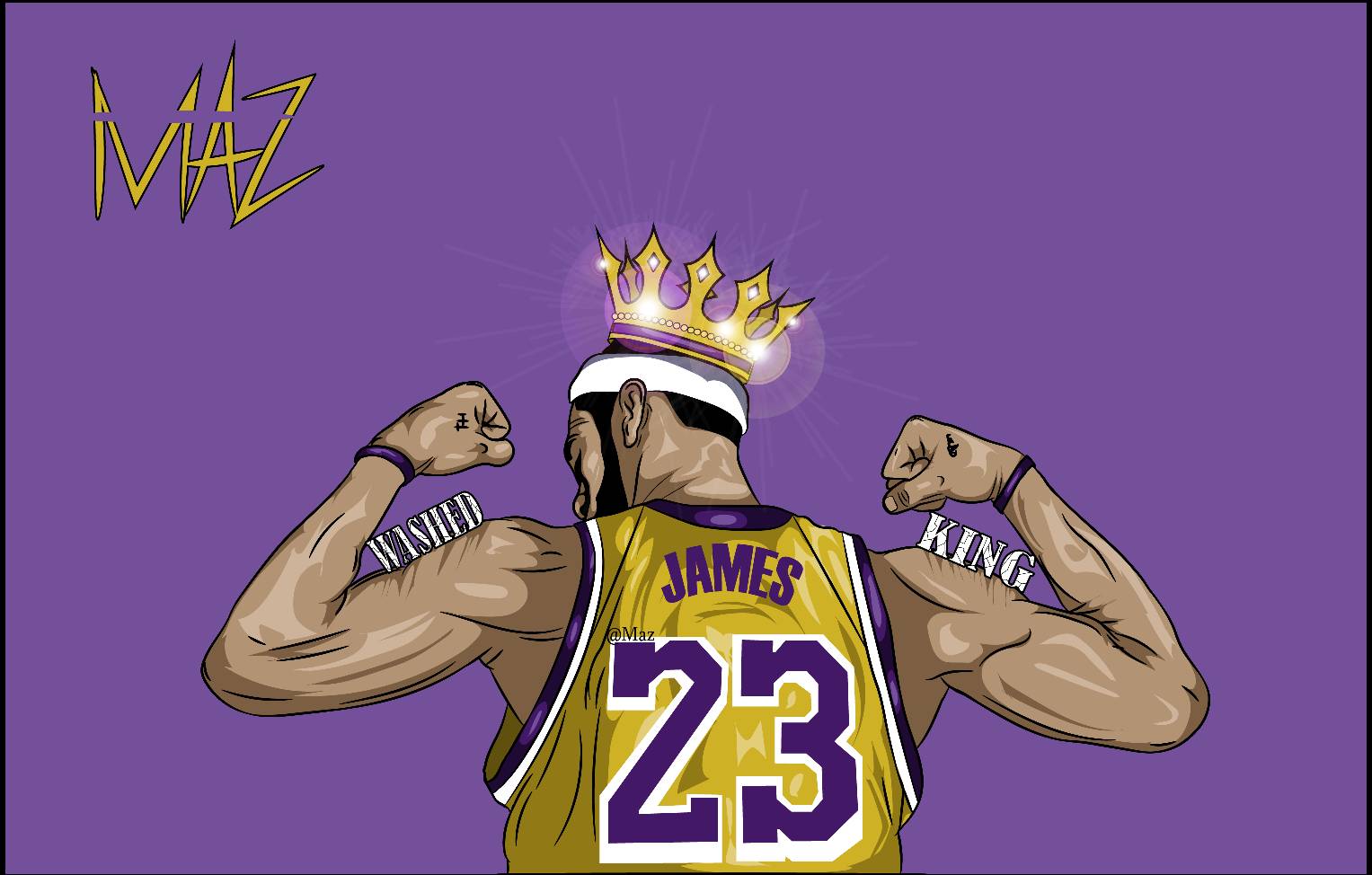 Lebron James Washed King by MazZaRi1 on DeviantArt