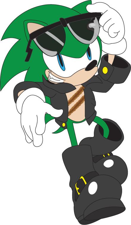 Scourge with Evil Sonic Design