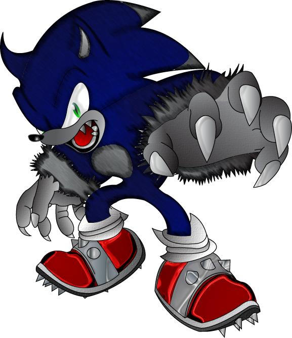 Werehog Sonic Updated by MetalshadowN64 on DeviantArt