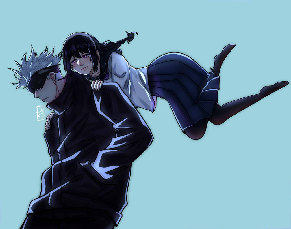 Satoru Gojo x Riko Amanai by dika-cchi on DeviantArt