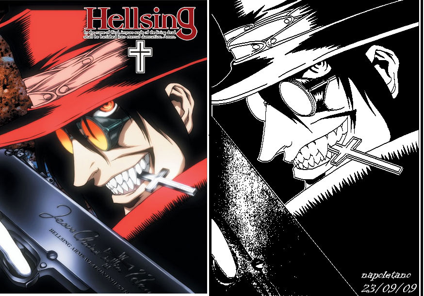 drawing in paint 'Hellsing' by napoletano on DeviantArt