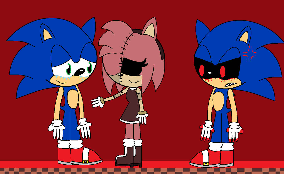Sonic, Amy.exe and Sonic.exe by snp102 on DeviantArt