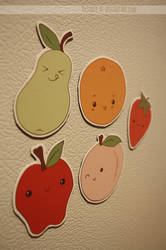 fresh fruit magnets