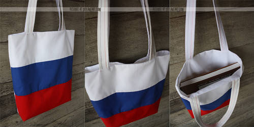 russia flag bag