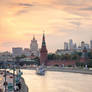 Sundown on Moscow river II